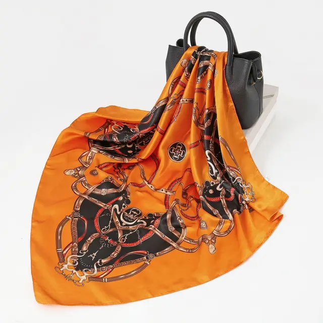 Professional Stewardess Small Decorated Fashionable Scarf - Shop at LoveMi