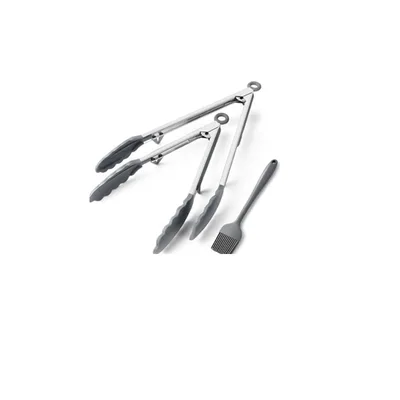Silicone Food Clip 9 Inch 12 Inch Barbecue Clip Stainless Steel Bread Clip Set B - Shop at LoveMi
