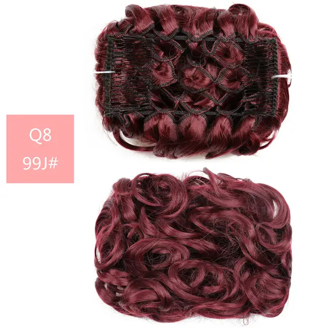 Fluffy Wig High Temperature Wire Pan Head Jewelry Insert Comb I - Shop at LoveMi