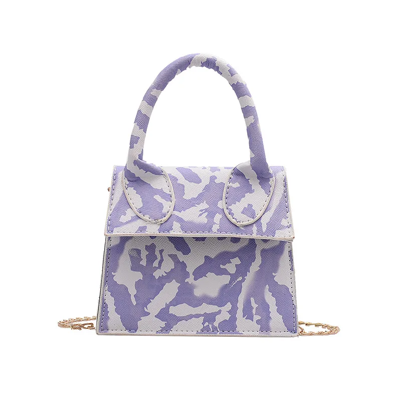 Hand held Spring And Summer Texture Shoulder Bag Women Foreign Style Fashion Personality Messenger Purple - Shop at LoveMi