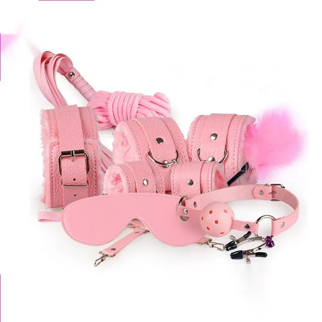 Of Velvet Leather Toy Binding And Restraint Supplies Pink - Shop at LoveMi
