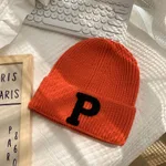 Autumn And Winter Big Head Wai American Retro Baotou Cold Hat - Orange