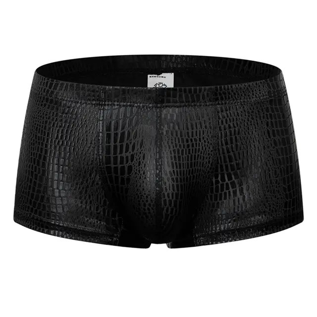Men Sexy Underwear Underpants Brief Boxer Shorts Low Waisted Black - Shop at LoveMi
