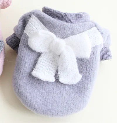 Dog Clothes Autumn And Winter Thin Grey - Shop at LoveMi