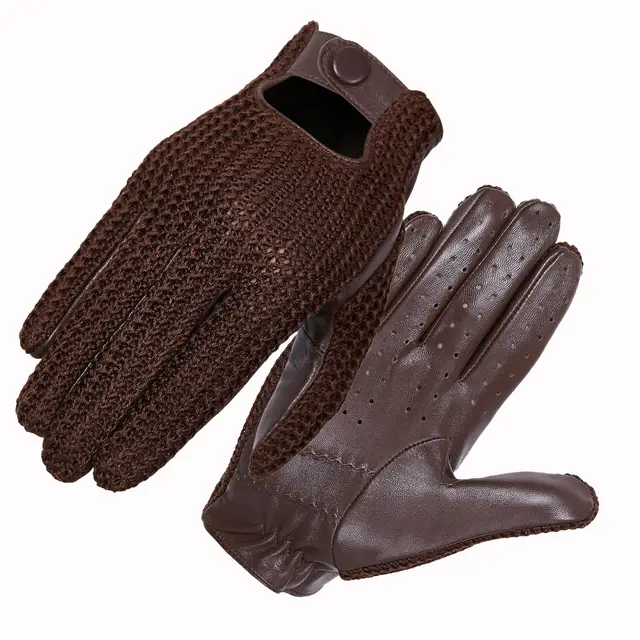 Anti slip Motorcycle Locomotive Goatskin Thin Section Brown - Shop at LoveMi