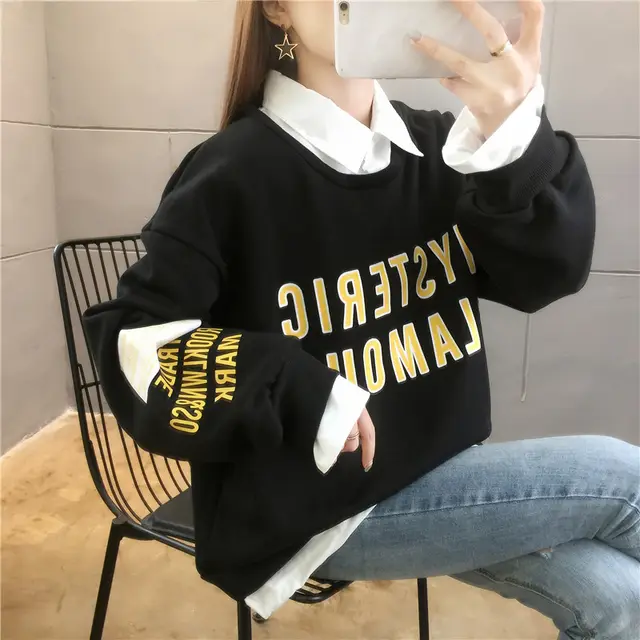 Fashion Women's Loose Plus Velvet Thick Sweater 2 Style - Shop at LoveMi