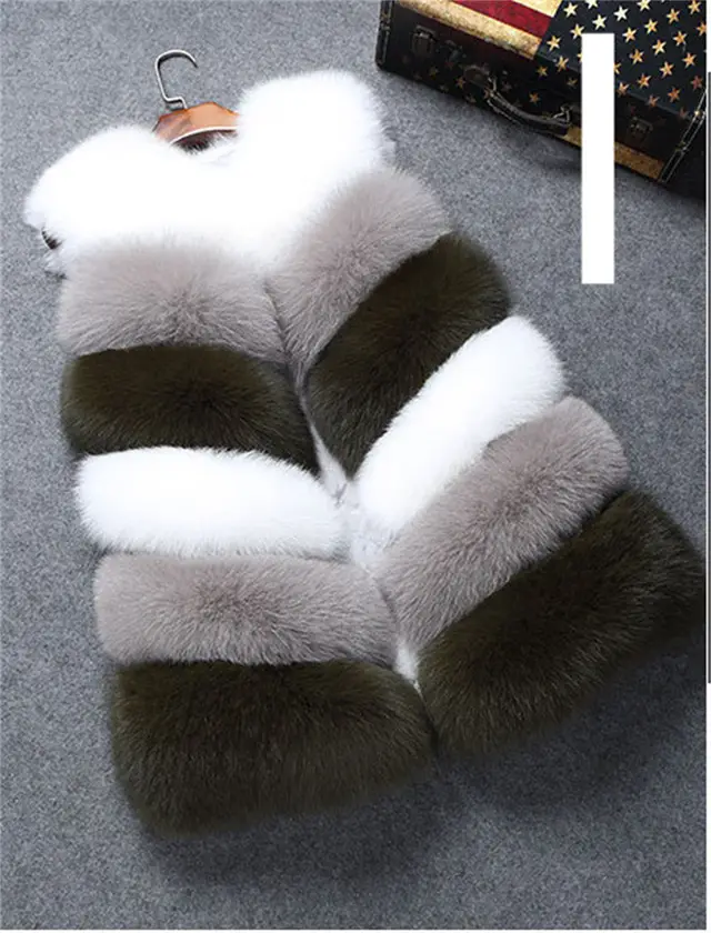 Women's Mid length Color Matching Slim Coat Vest I - Shop at LoveMi