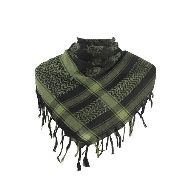 Square Tactical Ghost Head Scarf Outdoor Houndstooth Army Green - Shop at LoveMi
