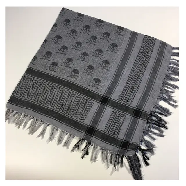 Square Tactical Ghost Head Scarf Outdoor Houndstooth White Black - Shop at LoveMi