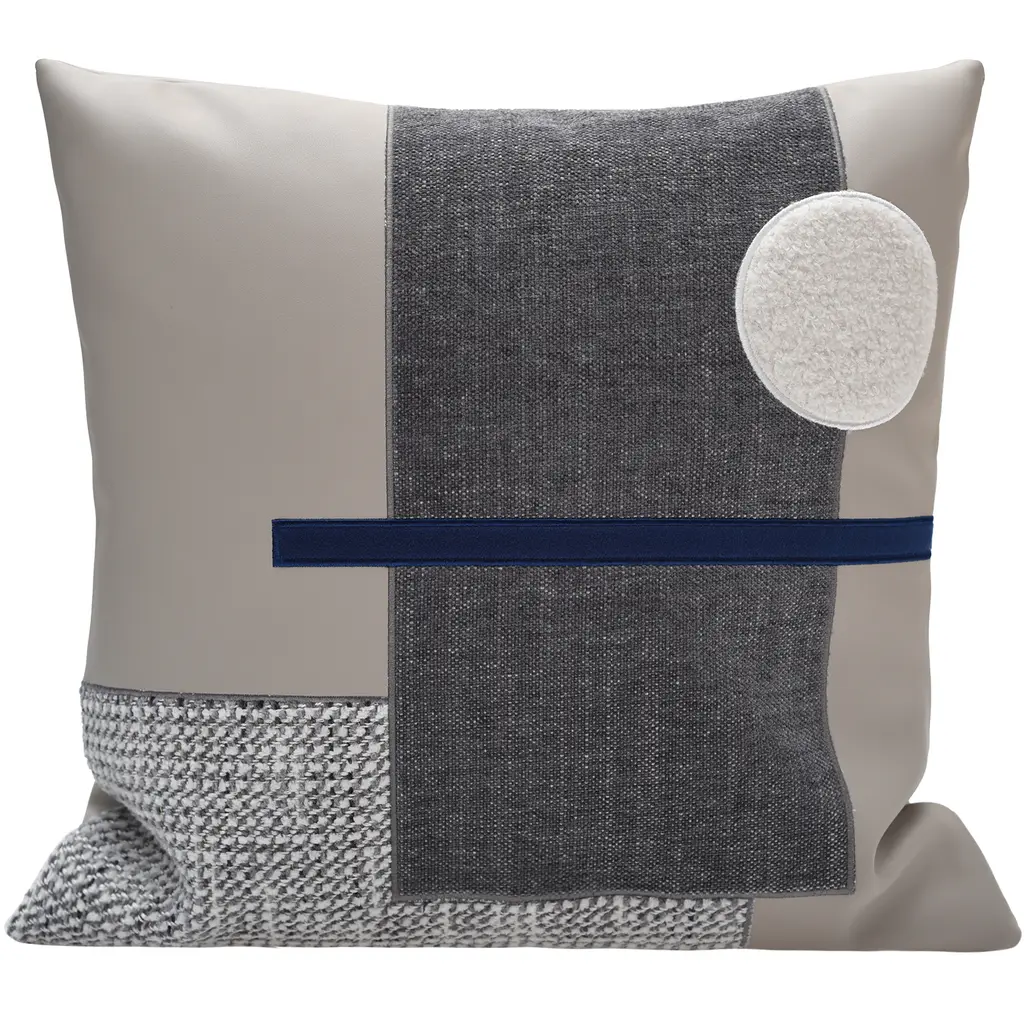Pillowcase Light Luxury Modern Minimalist Sofa Lumbar Pillow Cushion - Bright Full Moon