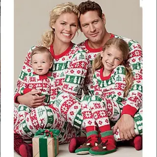 Christmas Fashion Casual Parent Child Wear - Photo Color