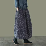 Floral Navy Blue