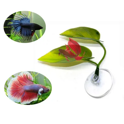 Aquarium Fish Tank Pet Decoration Landscaping Simulation Leaf Rest Leaf Ornamental Leaf Style2 - Shop at LoveMi