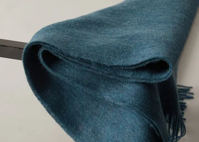 Fashion Women's Solid Color Warm Cashmere Scarf Lake Blue - Shop at LoveMi