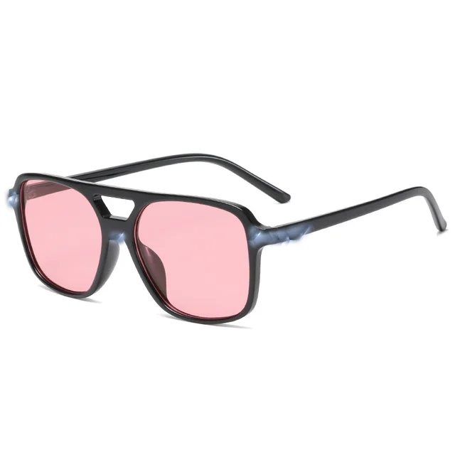 Double Beam Fashion Sunglasses Trend Pink - Shop at LoveMi