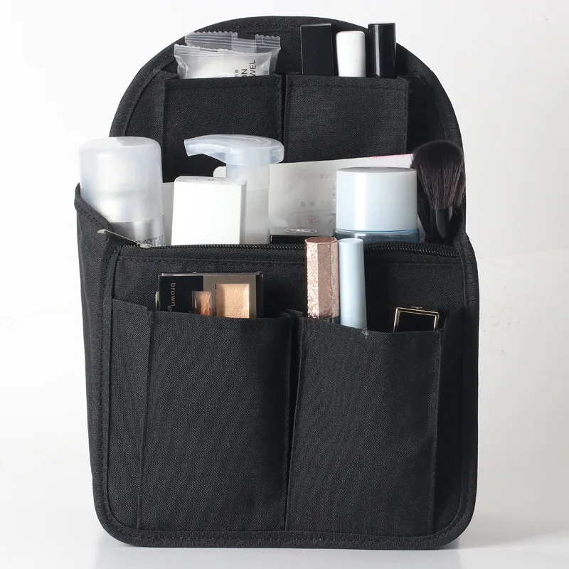 Travel Backpack Women's Inner Liner Portable Organize Large capacity Storage Bag Black - Shop at LoveMi