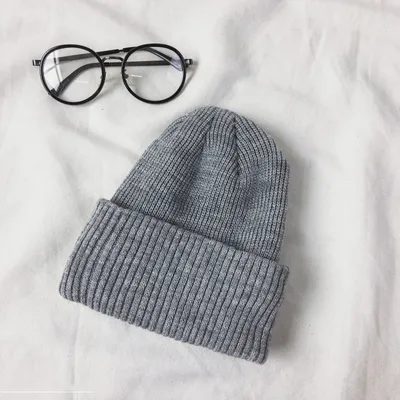Men's And Women's Warm Caps And Cold Hats Grey - Shop at LoveMi