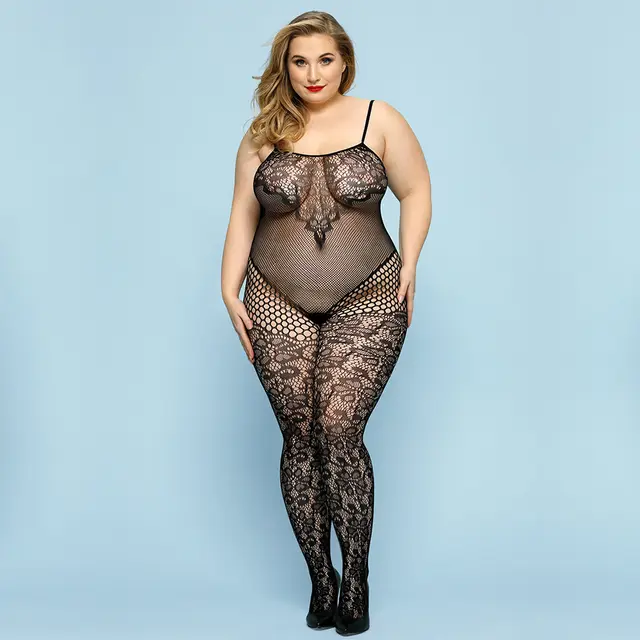XL Fat MM Sexy Net Clothes Sexy Lingerie Color4 - Shop at LoveMi