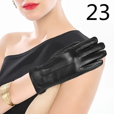 Men's Winter Riding Plus Velvet Thick Windproof Leather Gloves 23Style - Shop at LoveMi