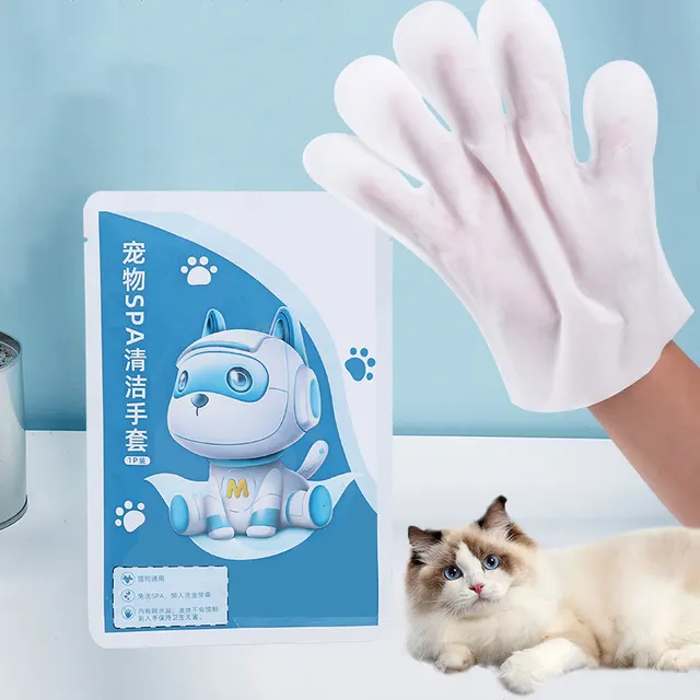 Dry Cleaning Wipes For Cats Pets Disposable Cleaning Gloves Universal - Shop at LoveMi