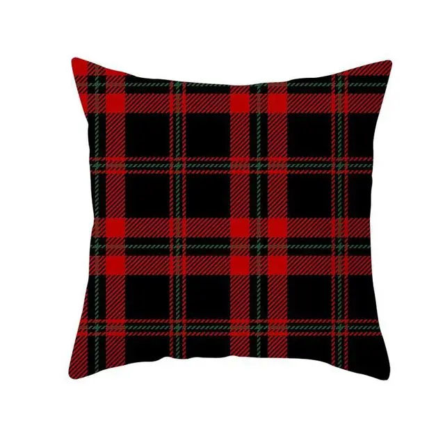 Fashion Classic Red Plaid Christmas Pillowcase 13 Style - Shop at LoveMi