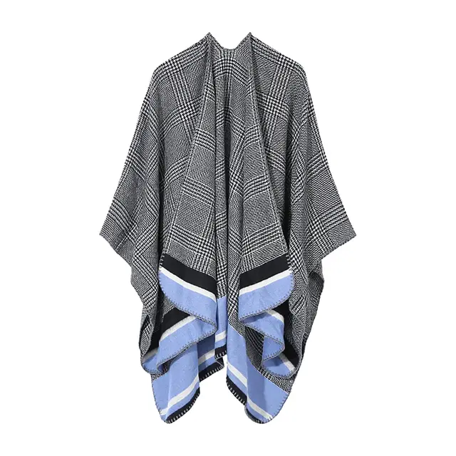 National Wind Split Thick Shawl Cloak P388 - Shop at LoveMi