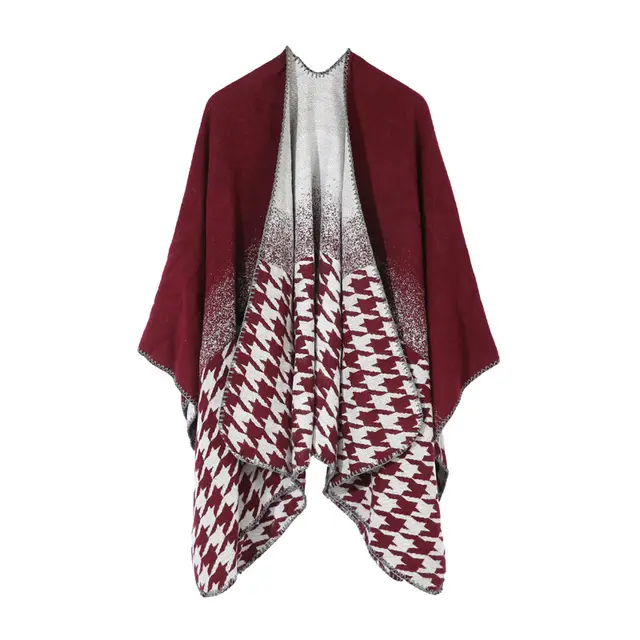 Ladies Ethnic Style Split Thick Warmth Shawl 379P - Shop at LoveMi