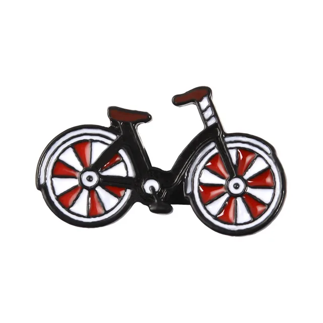 Cartoon Creative New Product Bicycle Brooch Photo Color - Shop at LoveMi