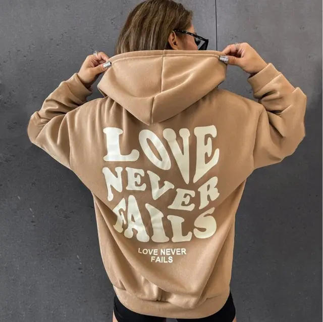 European And American Ladies Print Pullover Sweater Khaki - Shop at LoveMi