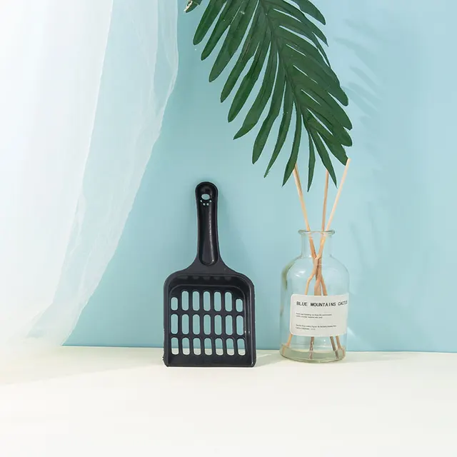 Plastic Pet Cat Litter Shovel Toilet Picker Small Cleaning Shovel Tool Black - Shop at LoveMi