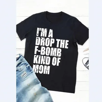 Women's Printed Short sleeved Plus Size Round Neck Top Black - Shop at LoveMi