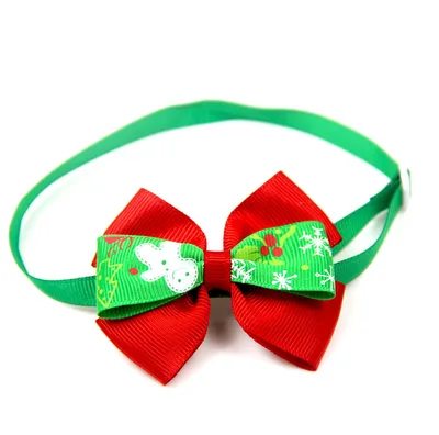 Christmas Pet Bow Tie Bow Tie Cat Dog Party Decoration Props 4 Style - Shop at LoveMi