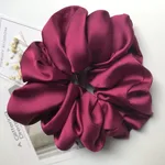 Smooth Satin sausage loop - Dark Red
