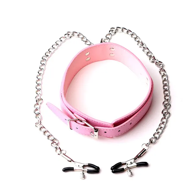 Health Care Products Metal Chain Collar Pink - Shop at LoveMi