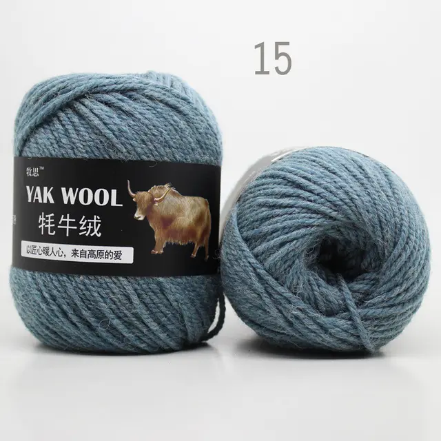 Cow Wool Yarn Scarf Thread Hat 245 Stick Needle Hand knitted Medium Thick Coat Dark Green - Shop at LoveMi