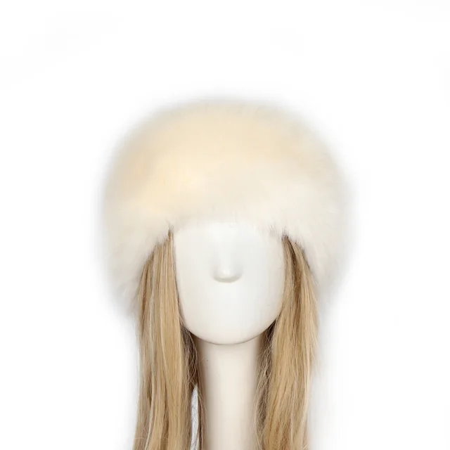 Fashion Color Fur Hair Ring Head Ring Beige - Shop at LoveMi