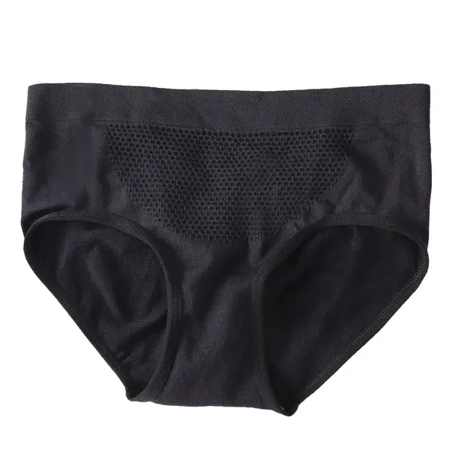 Seamless Mid rise Cotton Crotch Briefs For Women Black - Shop at LoveMi