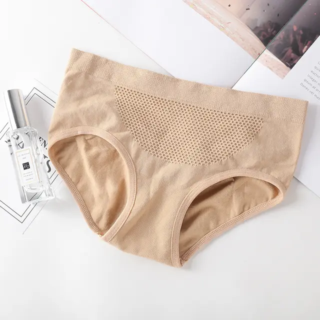 Seamless Mid rise Cotton Crotch Briefs For Women Skin Tone - Shop at LoveMi