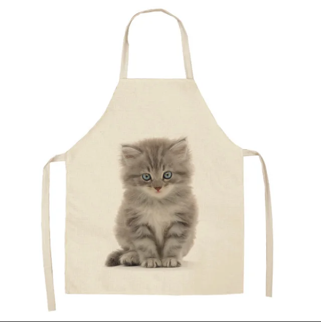 Kitchen Oil proof Sleeveless Cotton And Linen Apron - Shop at LoveMi