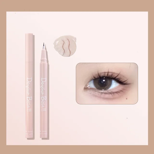 Lying Silkworm Shadows Down To Double Eyelids Greybrown - Shop at LoveMi