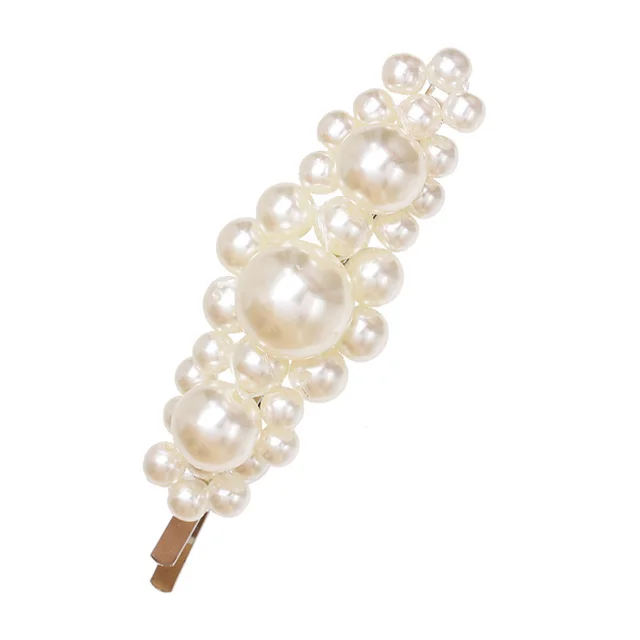 Simple Women's Beautiful Geometric Pearl Hairpin - Shop at LoveMi