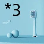 3Pcs Blue Toothbrush Head