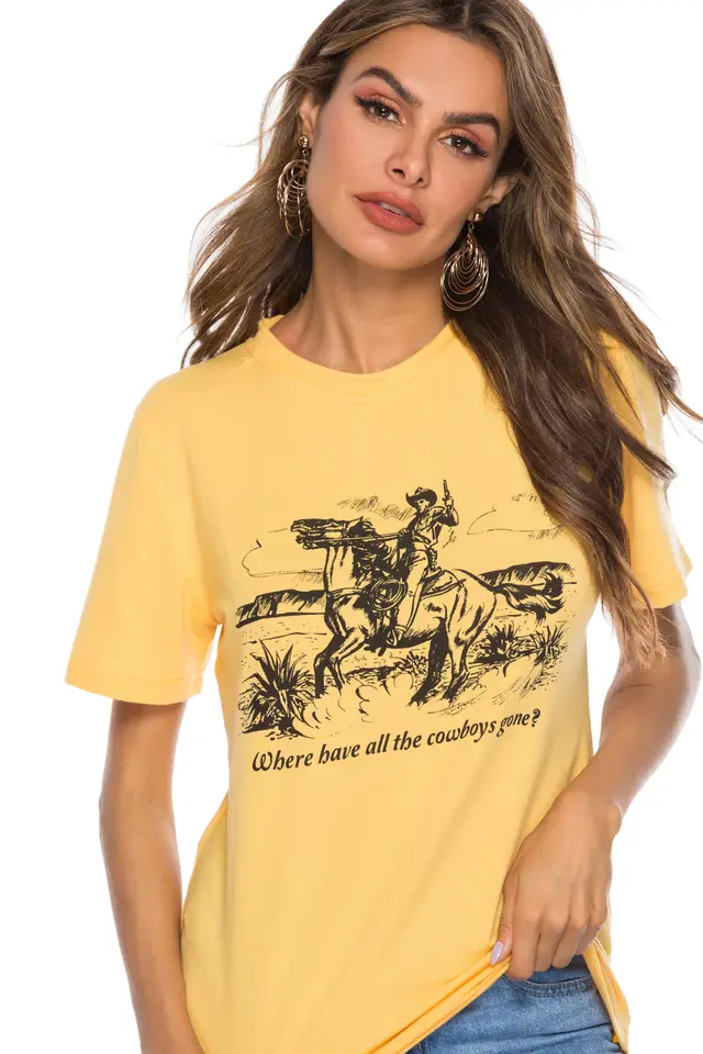 Printed Slim Plus Size Women's Short Sleeves Khaki - Shop at LoveMi