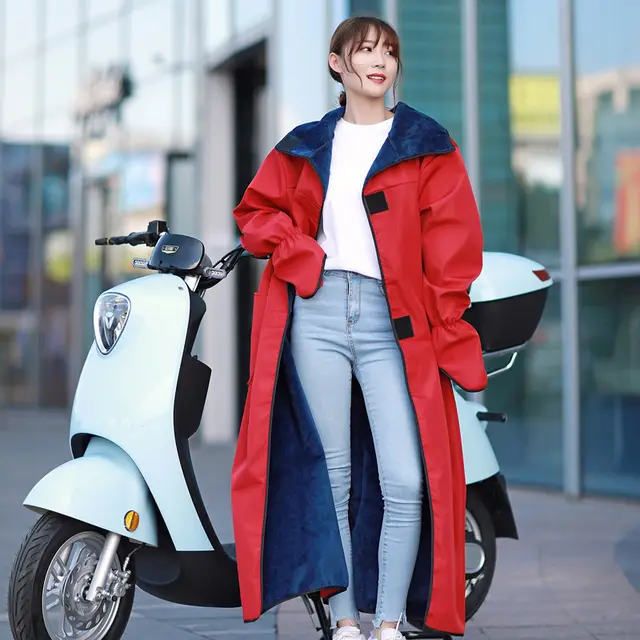 Two wear Electric Windshield With Velvet Front And Rear Red - Shop at LoveMi