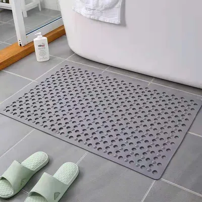 Bathroom Non slip Large Water proof Mat Grey - Shop at LoveMi