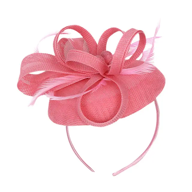 Republic Of China Vintage Linen Small Top Hat Headwear Pink - Shop at LoveMi
