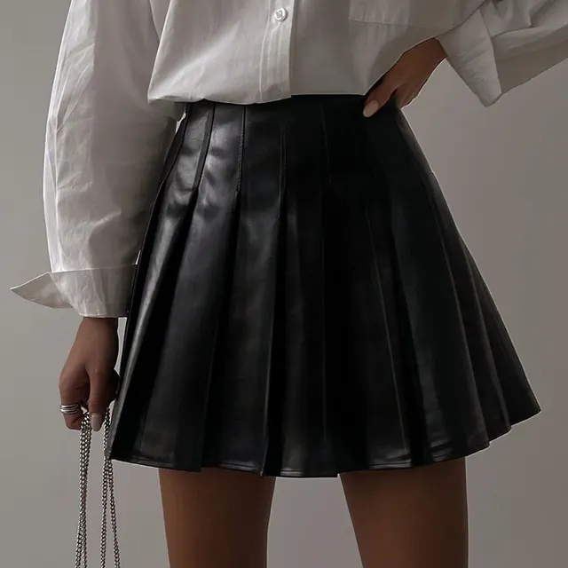 New Style Clear And Sweet Short Skirt For Autumn And Winter Black - Shop at LoveMi