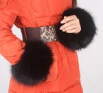 Black Faux Fox Fur