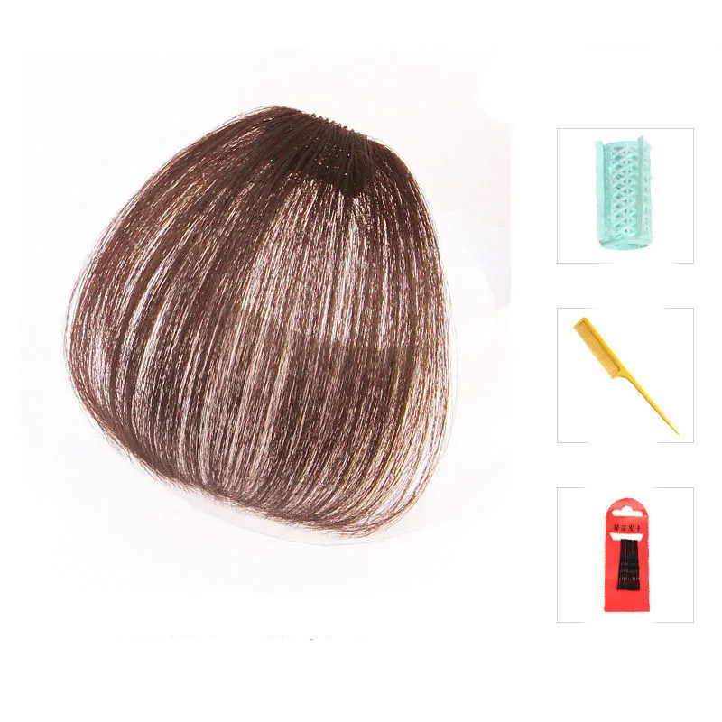 French 3d Air Bangs Wig Female Character Natural And Realistic Invisible Real Hair Piece - 12 Style - View 1