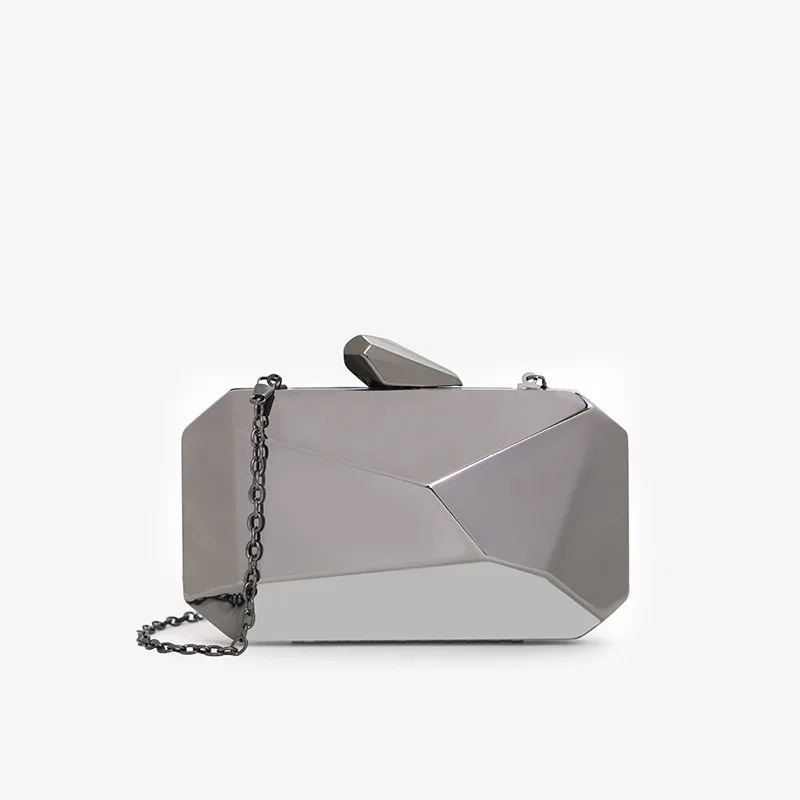 Personalized Fashion All match Female Box Chain One shoulder Messenger Clutch Gun Color - Shop at LoveMi